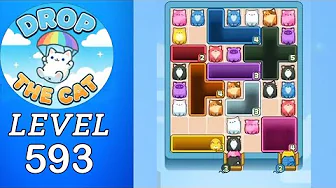 Drop the Cat Level 593: Drop The Cat Level 593